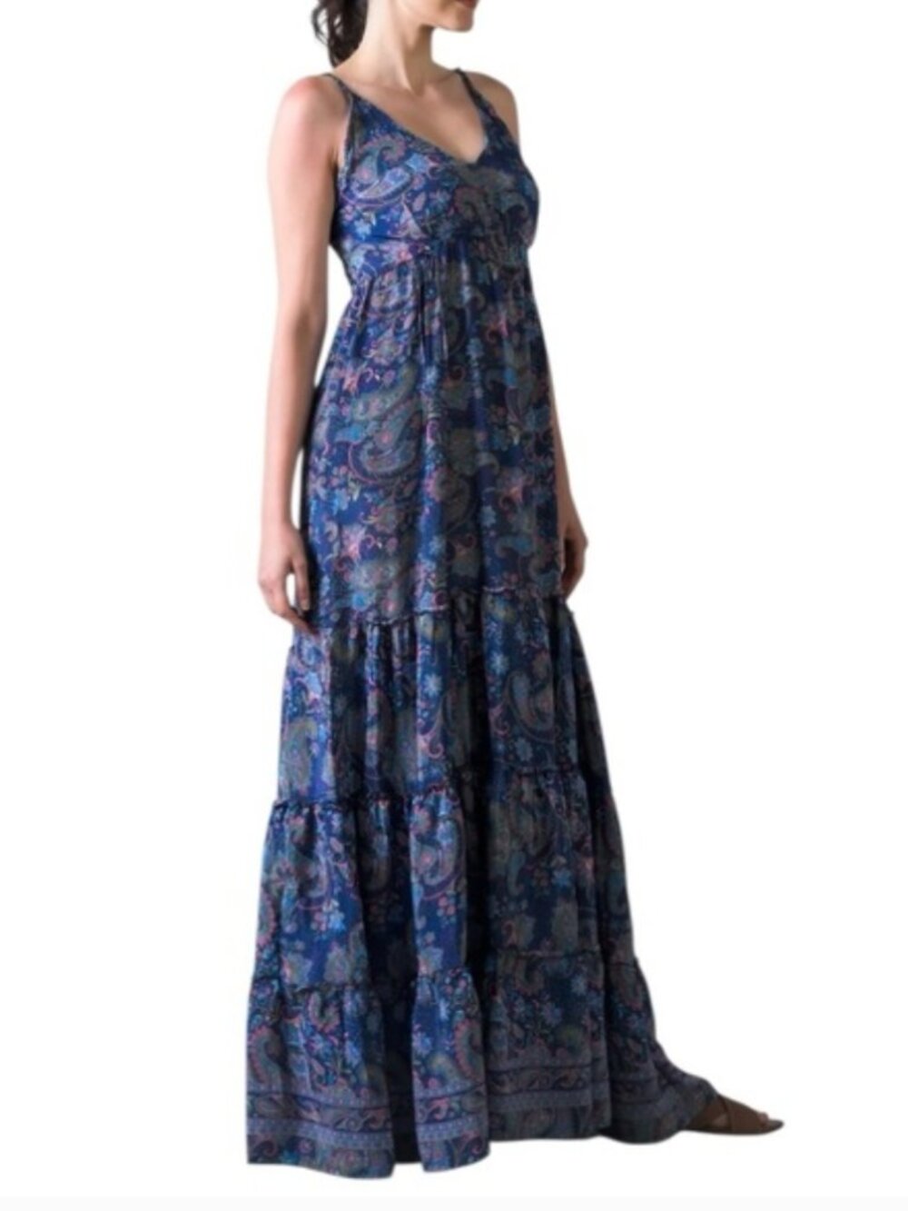 Blue Style Print Boho dress - Picture 2 of 3